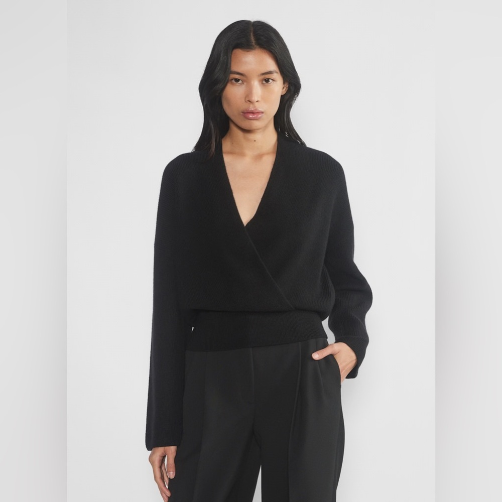 NWT - Aritzia Babaton Atticus Merino Wool Sweater - XS - Black